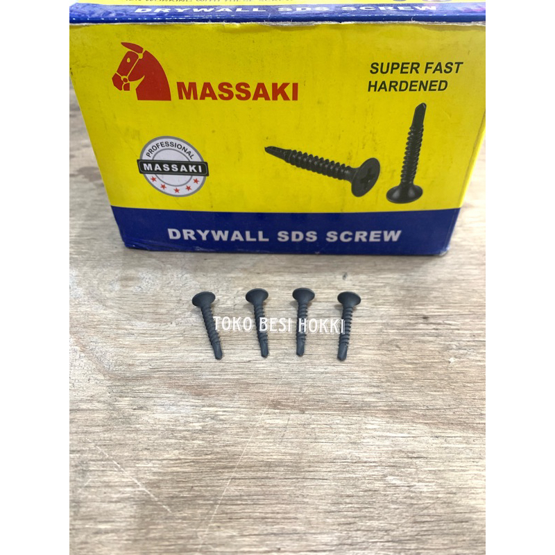 Gypsum Screws SDS Holesaw/SDS Drywall Screws 6x1 (100gram) Shopee