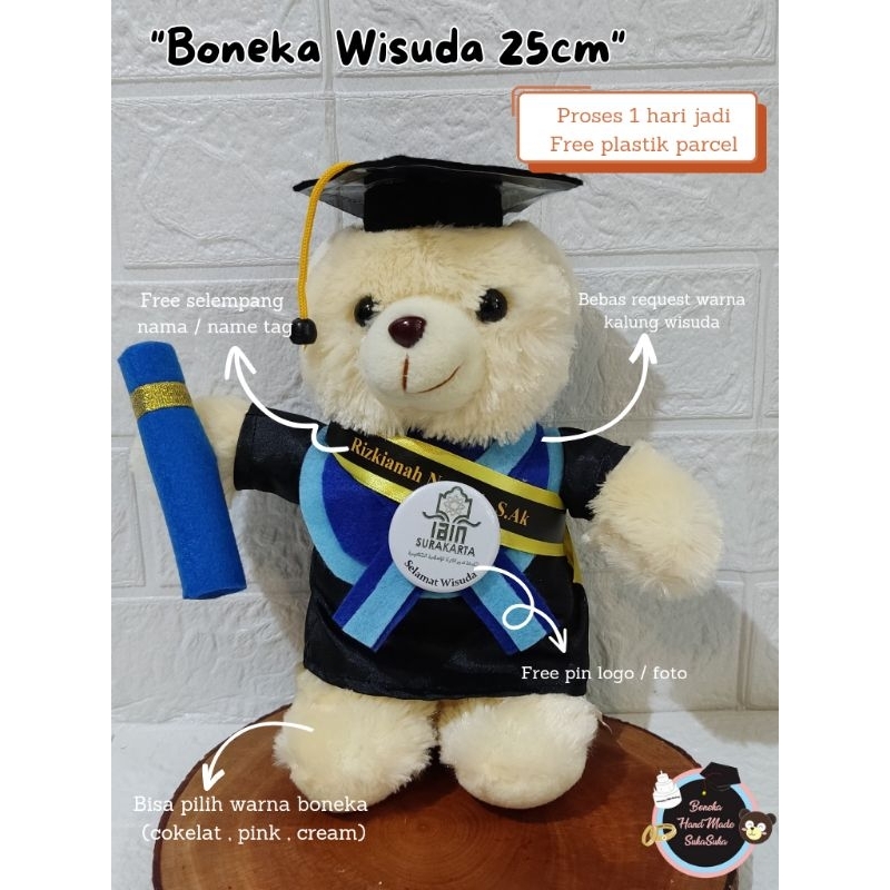 25cm Graduation Doll Can Custom Photos And Greetings Custom Samir And ...