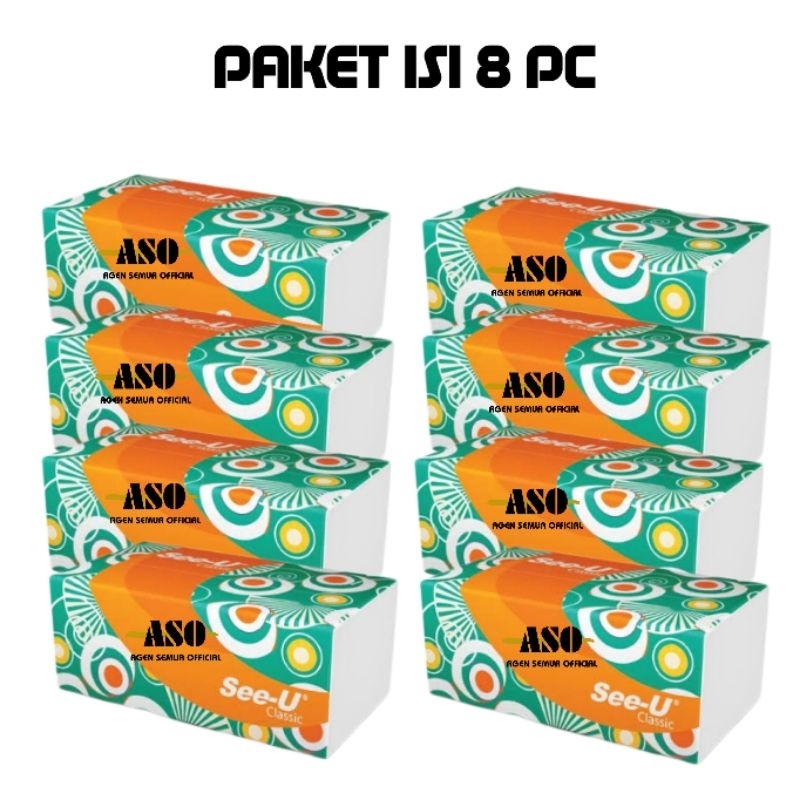 [ PAKET ISI 8 ] Tissue Tisu SEE - U 250 sheet 2ply PROMO !!! - Gambar 2