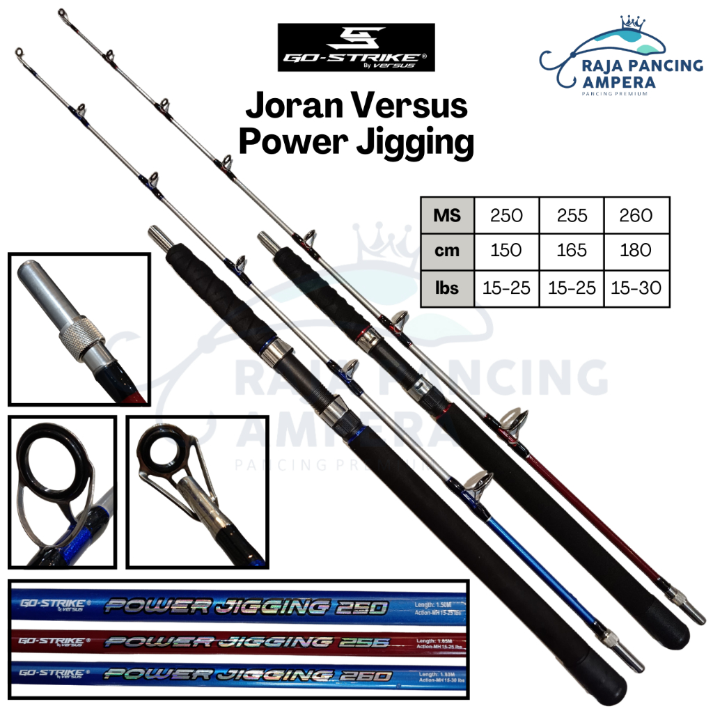 Go-strike Versus Power Jigging Rod Solid Fiber Material | Bottom ...
