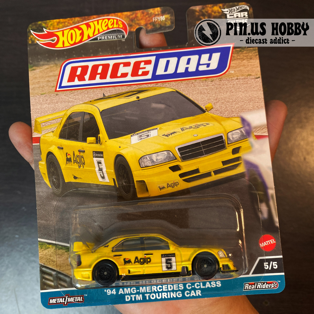 Hot Wheels 94 Amg Mercedes C Class Dtm Touring Car Race Day Original Hot Wheels By Mattel 5908