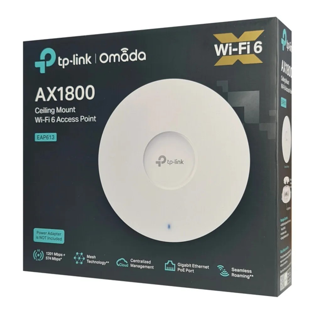 Tplink EAP613 AX1800 WiFi 6 Dual Band Gigabit Wireless Access Point Shopee Singapore