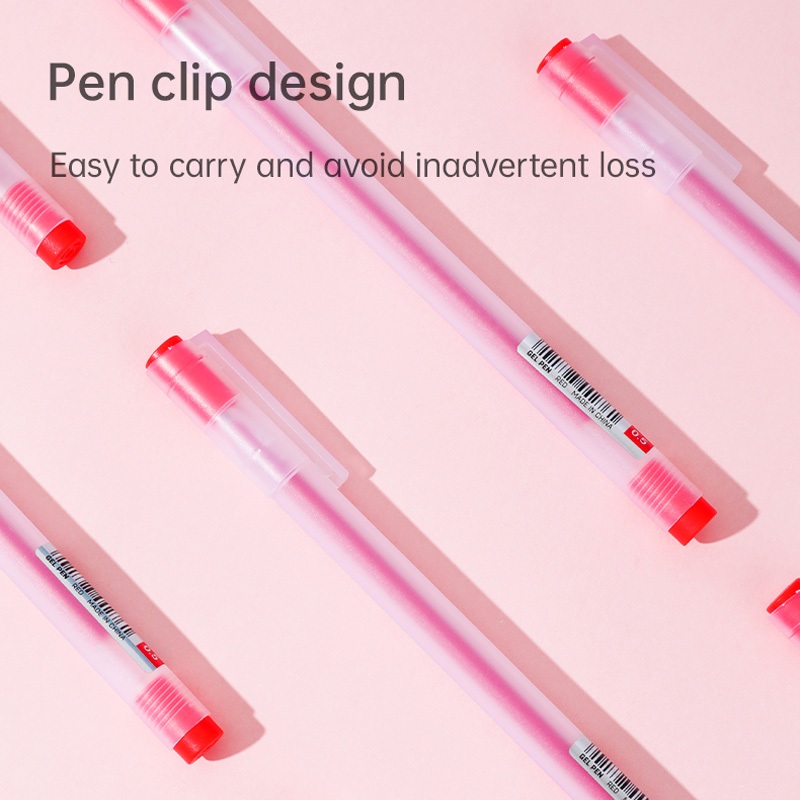 Deli Gel Pen / Pulpen Gel 0.5mm Kapasitas Tinta 800 Meter Penulisan Halus EG67 1 pcs - Gambar 2