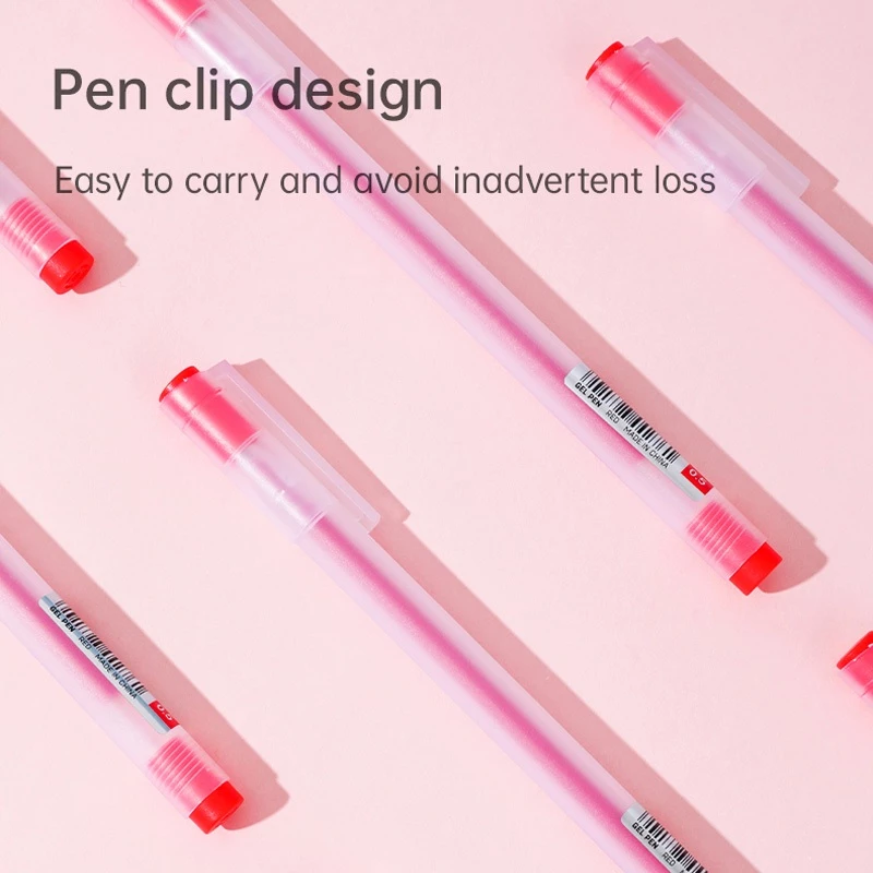 Deli Gel Pen / Pulpen Gel 0.5mm Kapasitas Tinta 800 Meter Penulisan Halus EG67 1 pcs - Gambar 2