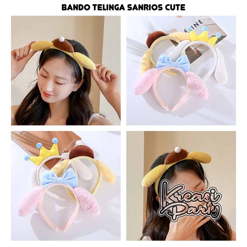 Cute Sanrio Character Headbands/Sanrio Kuromi Character Ear Headbands ...