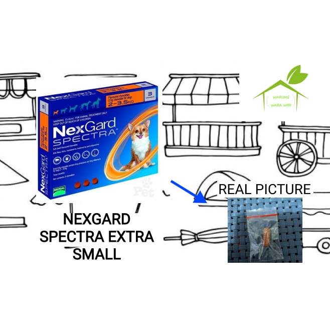 Original REPACK Medicine For Dog Worms NEXGARD SP3CTRA Size XS (23.5 kg) Shopee Singapore