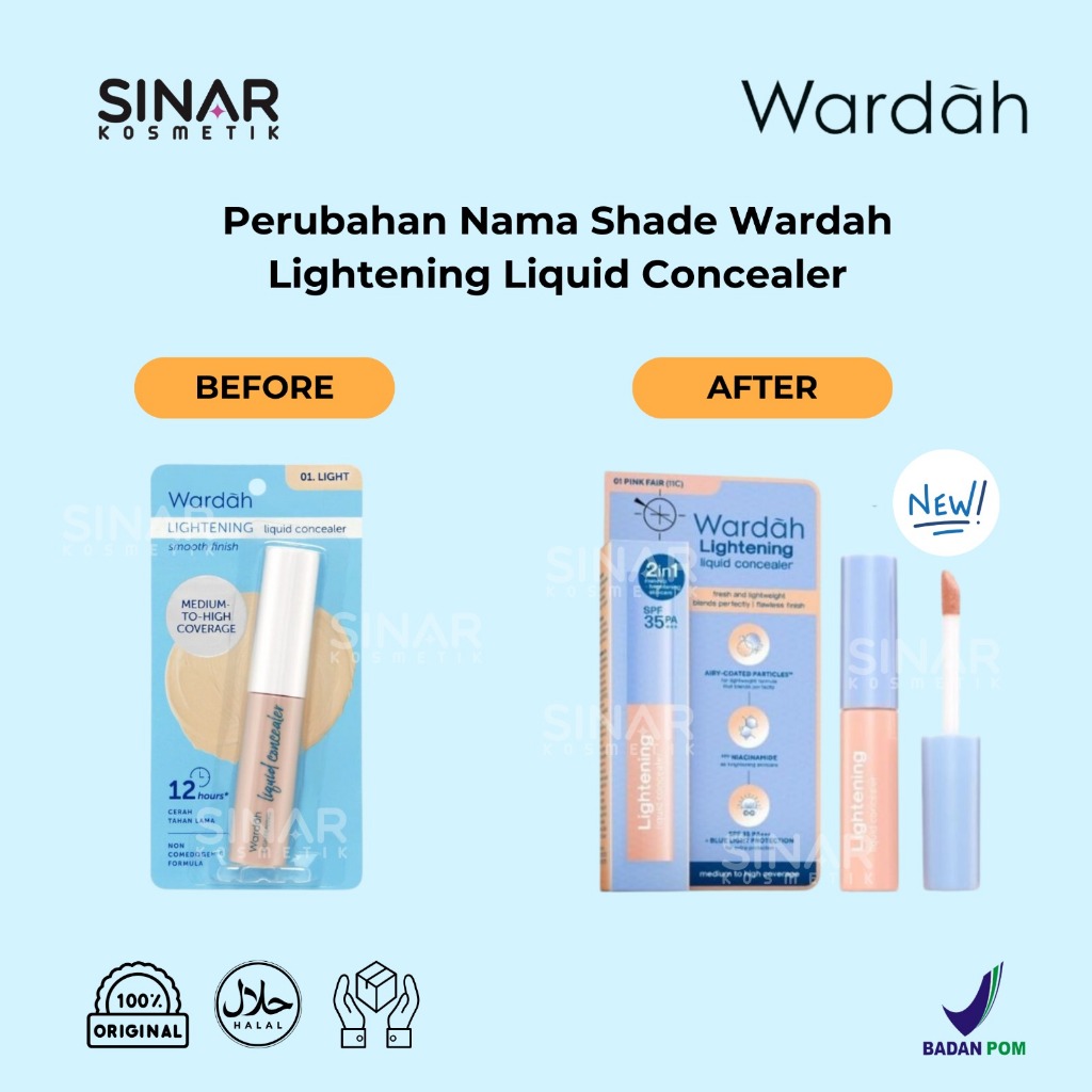 Wardah lightening deals liquid concealer