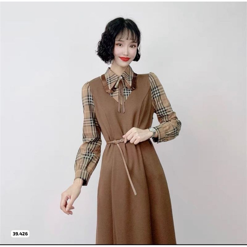 Korean tunic hot sale dress