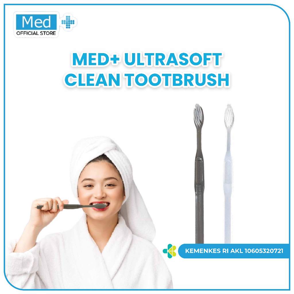Med+ Ultrasoft Clean Toothbrush / Sikat Gigi Travel / Nano Toothbrush / Travel Toothbrush / Toothbrush for Sensitive Teeth / Disposable
