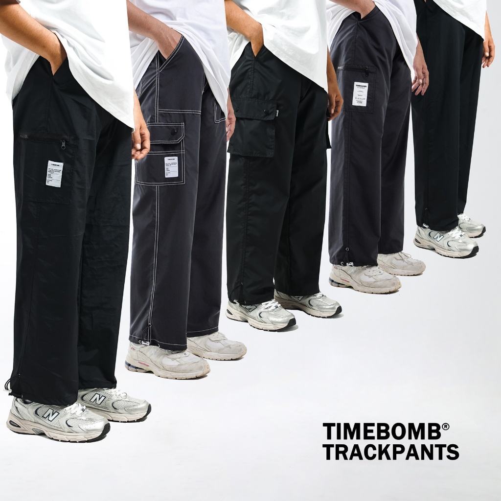 Timebomb Parachute TRACKPANTS Pants Track PANTS CARGO Shopee