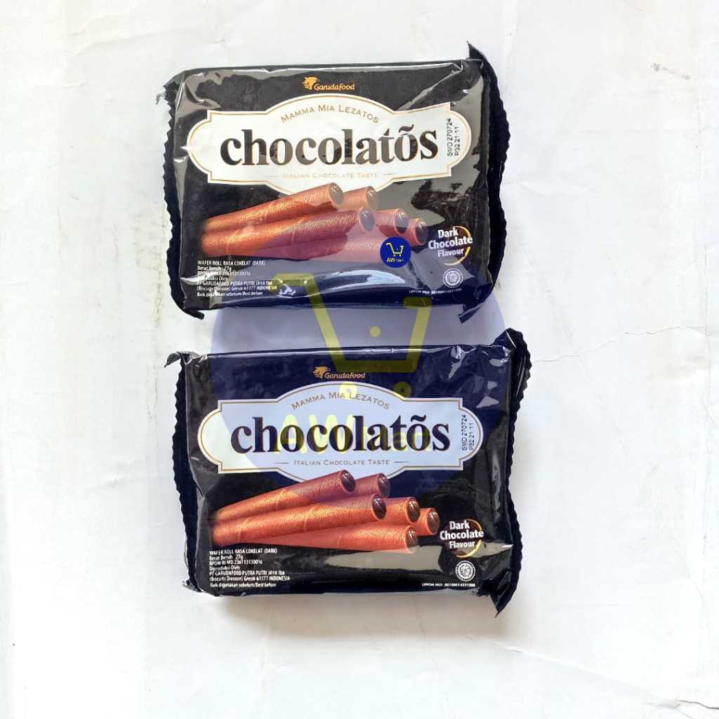 Chocolatos ROLL DARK Chocolate 10pcs X 27gram - WAFER CHOCOLATOS ROLL ...