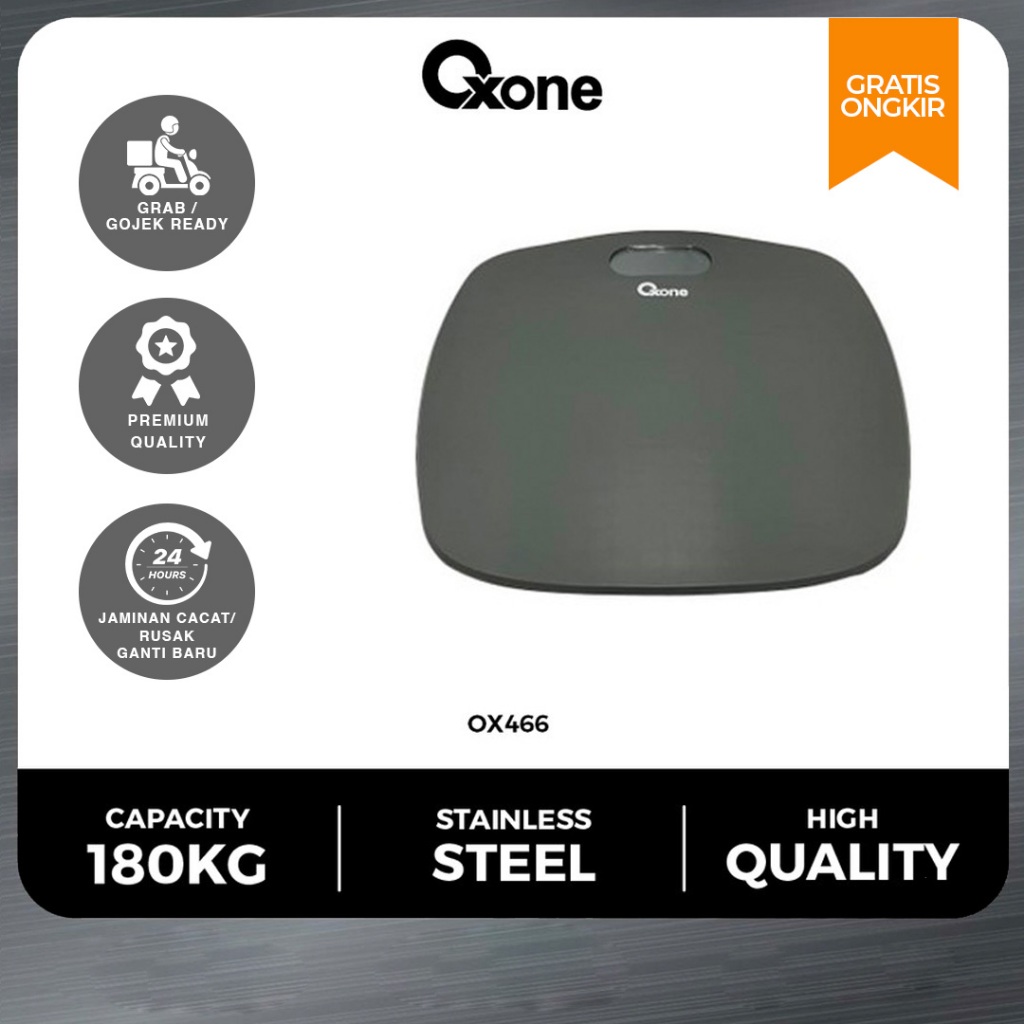 Oxone OX466 Timbangan Badan Digital Anti Pecah Max 180 kg