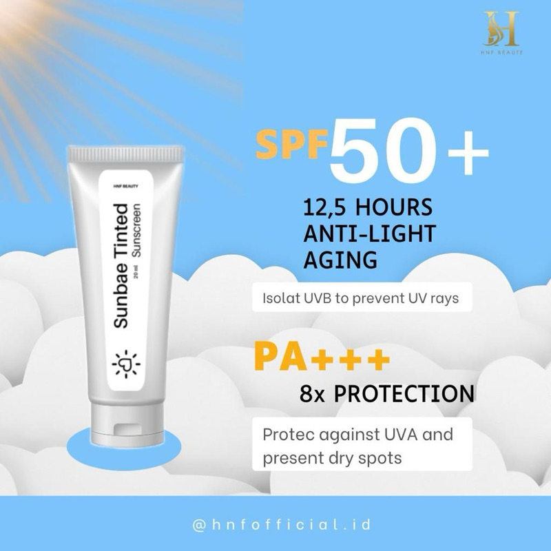 Sunbae TINTED SUNSCREEN BY HNF BEAUTE 100% ORIGINAL Safe | Shopee Singapore