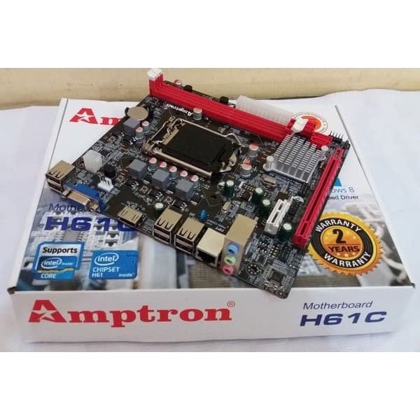 Official Amptron H61 Socket 1155 Motherboard for Dualcore-i3-i5-i7 ...