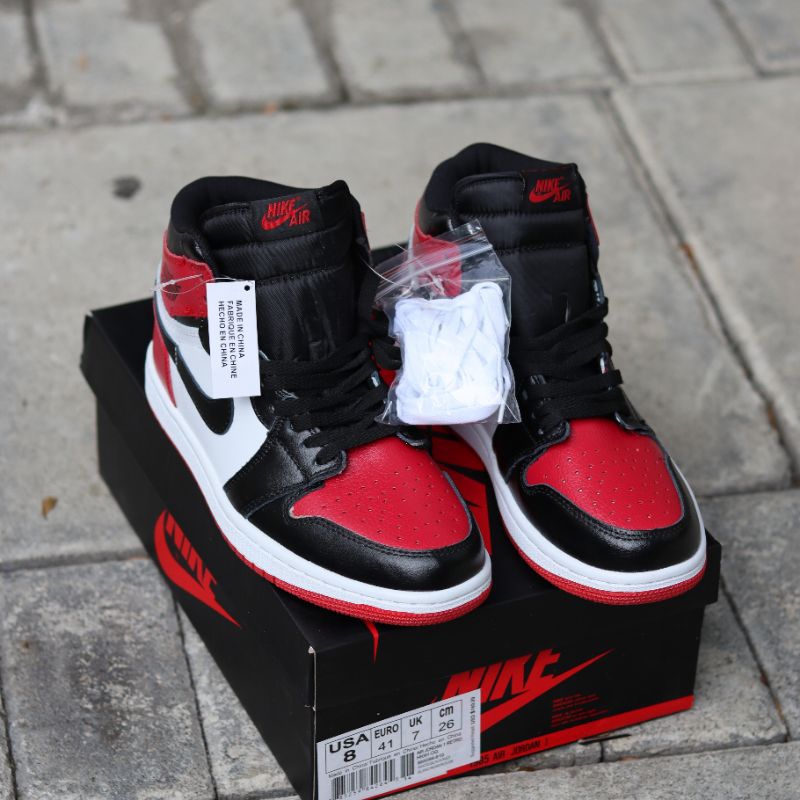 Air jordan 1 on sale high bred toe