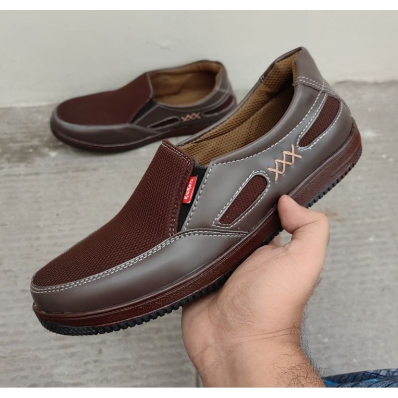 kickers slip on shoes