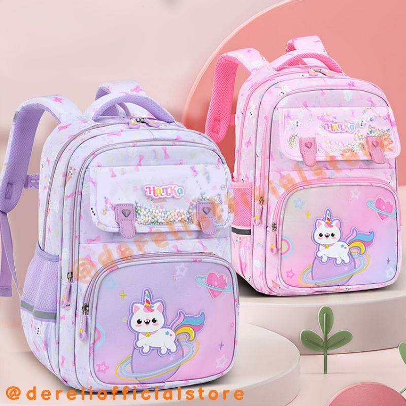 Korean Backpack Pastel Color Watercolor Beautiful Aesthetic