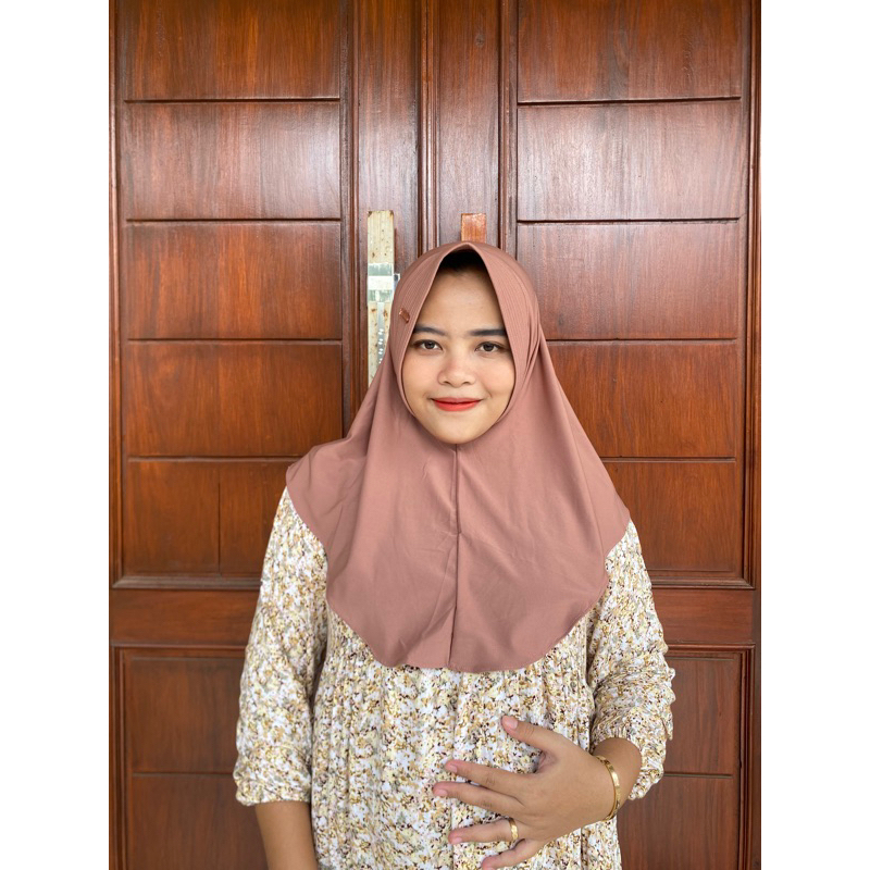 Disa Hijab - PREMIUM Bergo hamidah s with label akrilik
