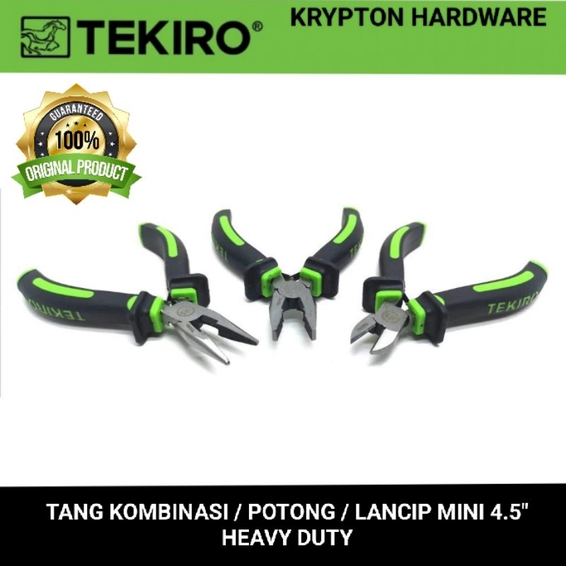 TEKIRO mini combination pliers cutting/ 4.5