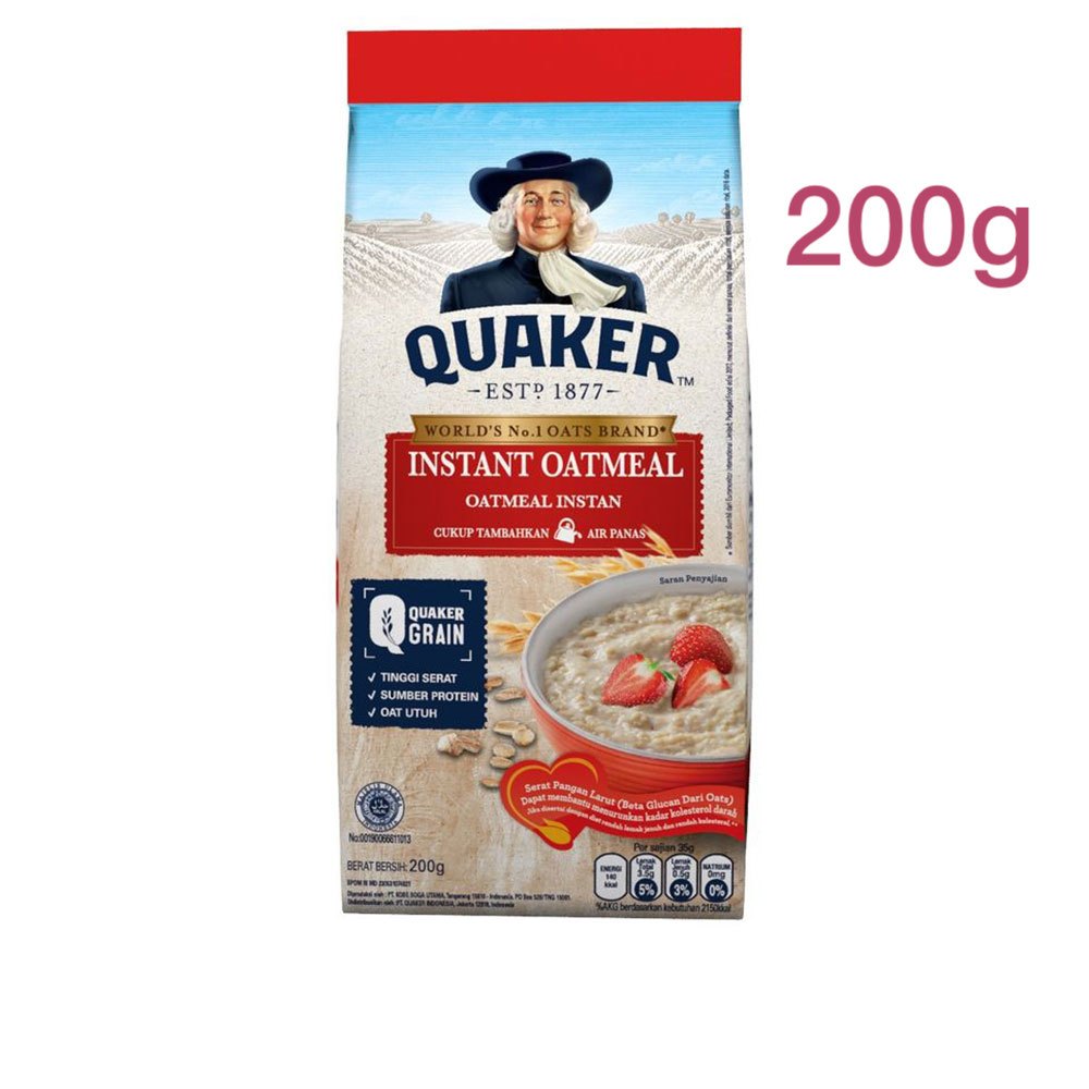 Quaker Instant Oatmeal 200g Shopee Singapore