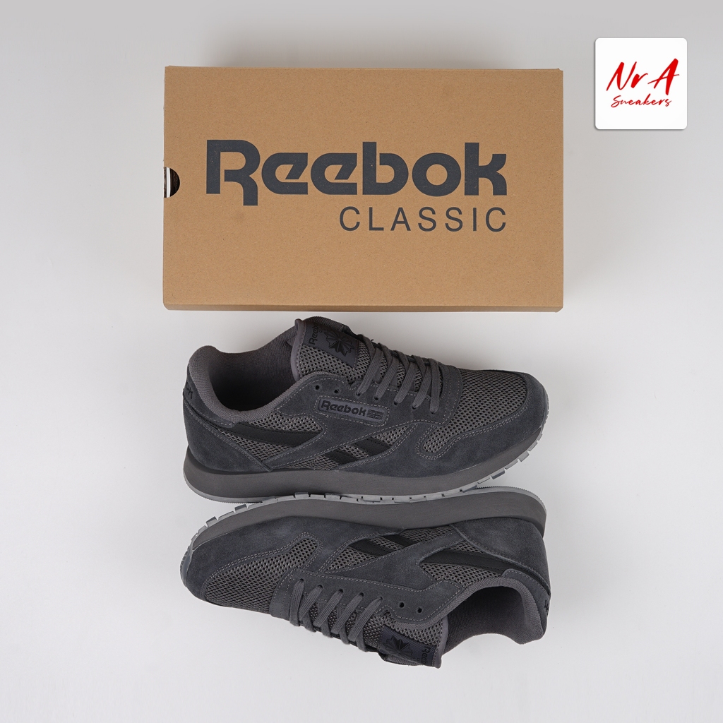 Reebok classic hot sale leather knit