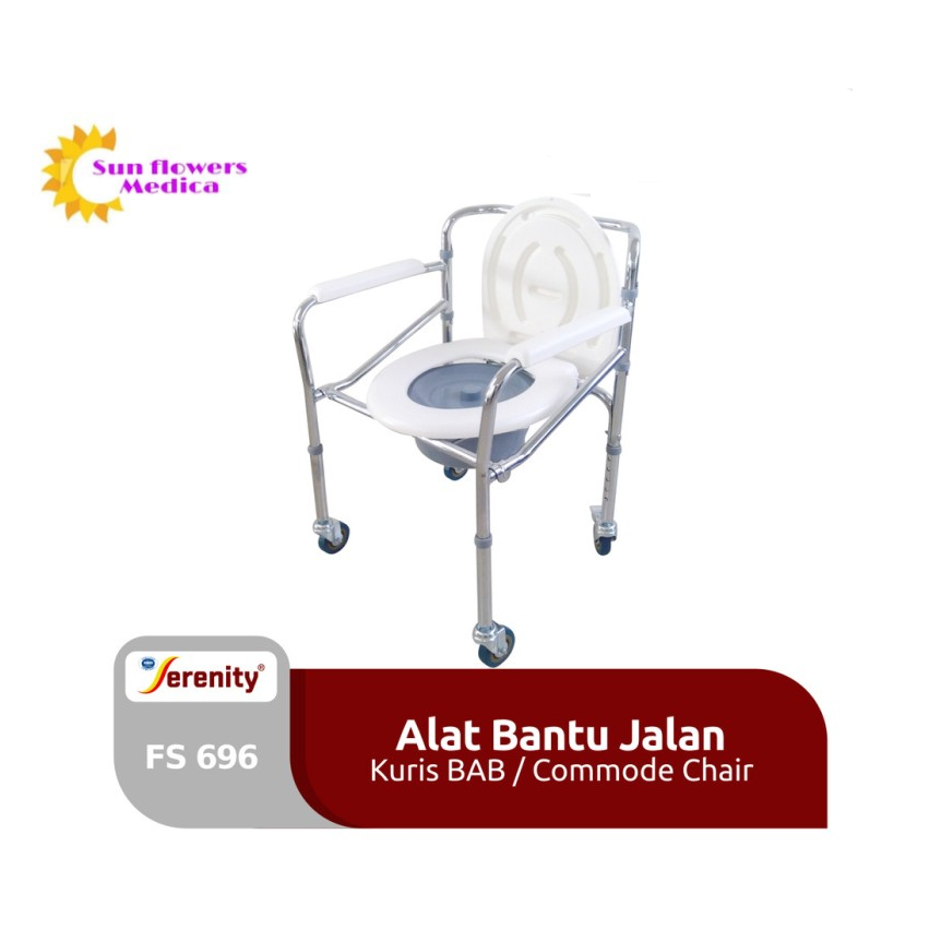 Commode Chair Uses Serenity Wheels/Chairs For Chapters (Big Defecation