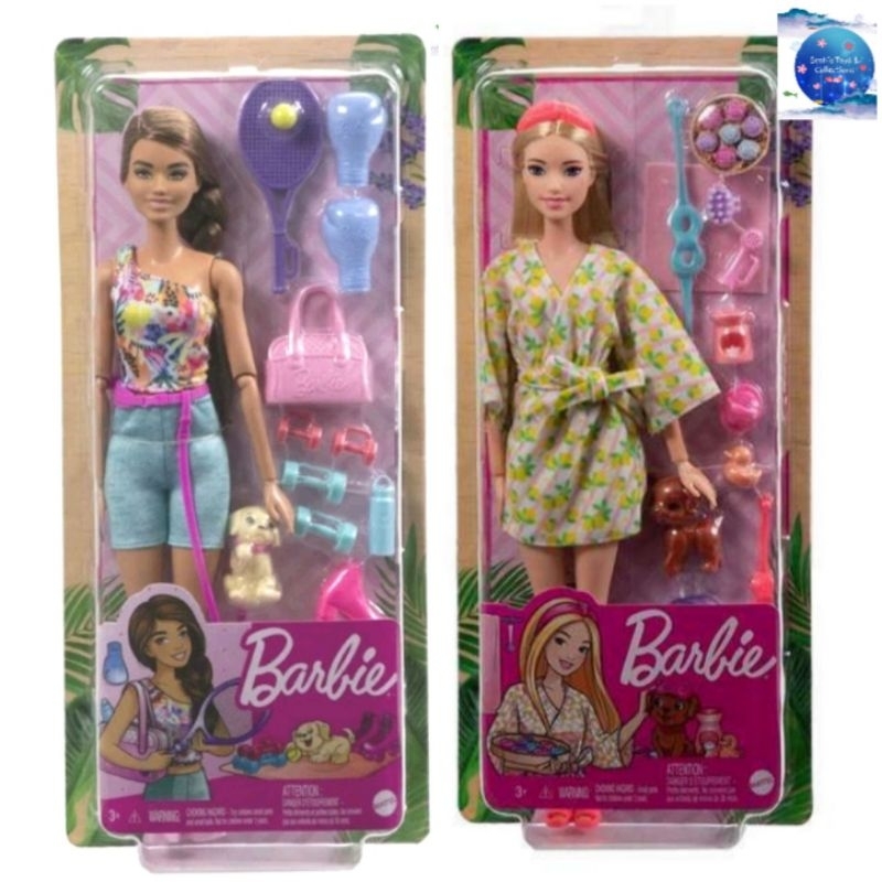 Self Care Barbie Spa Day Barbie Spa Doll Set With Blonde Hair And