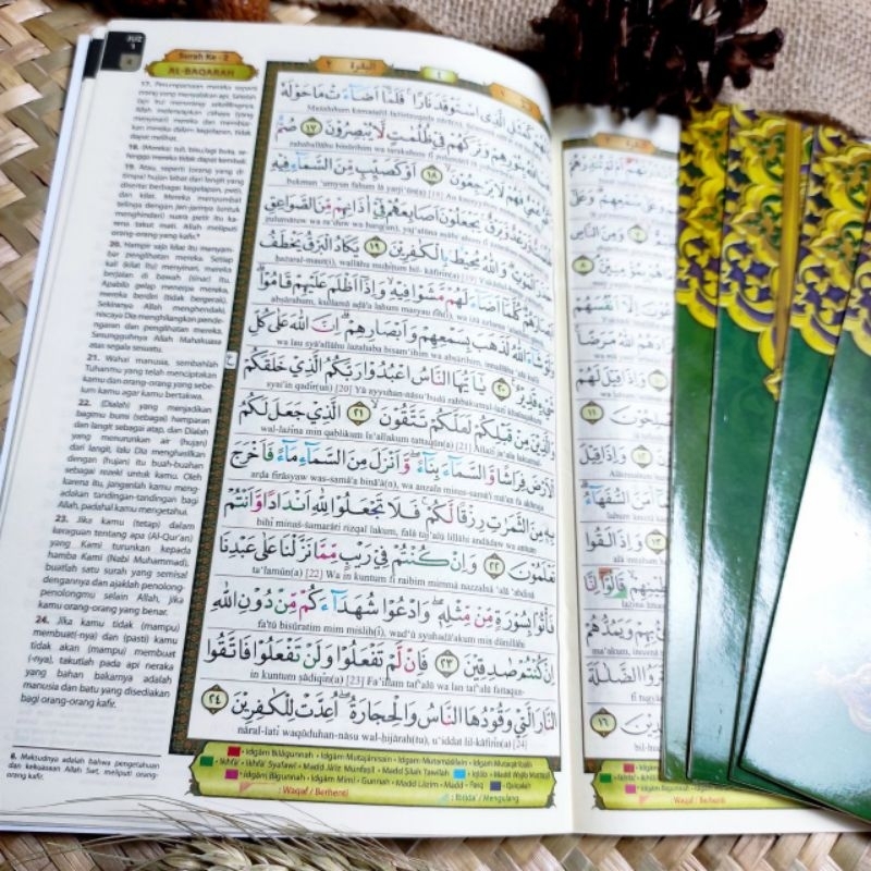 Al Munjid Al Quran Per Juz Translate Latin Translation Tajwid Waqaf