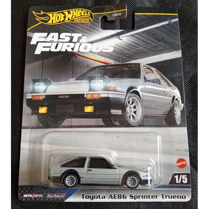 Hot Wheels Fast Furious Toyota Ae86 Sprinter Trueno Shopee Singapore