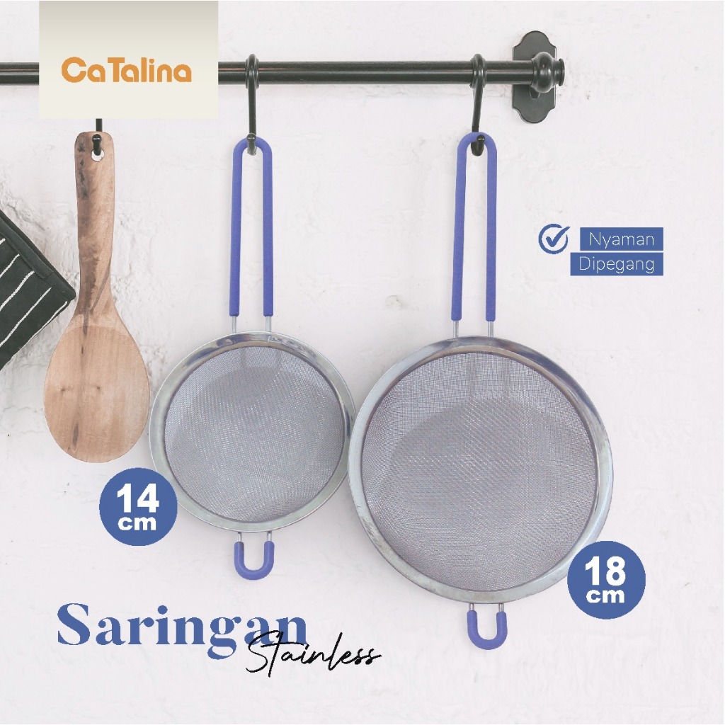 Saringan Halus Bubur Mpasi Santan Tepung Serbaguna Handle Silikon - Gambar 3