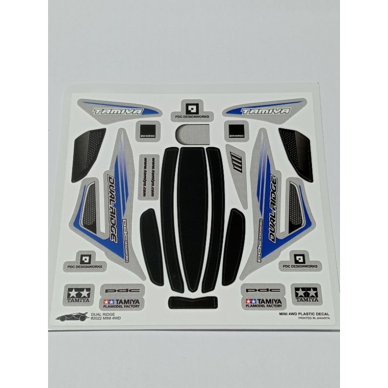 Decal MINI 4WD DUAL RIDGES/STICKER TAMIYA DUAL RIDGES | Shopee Singapore