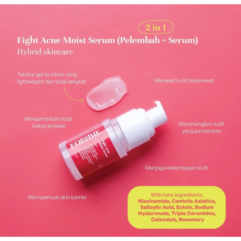 | Forebie Fight Acne Moist Serum 35ml | Shopee Singapore