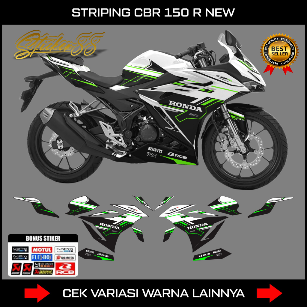 Simple Cbr 150 R Gravis Striping / Sticker list for honda Cbr 150R ...