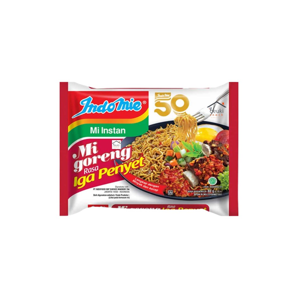 Indomie Fried Ribs Complete With Oil And Soy Sauce Shopee Singapore