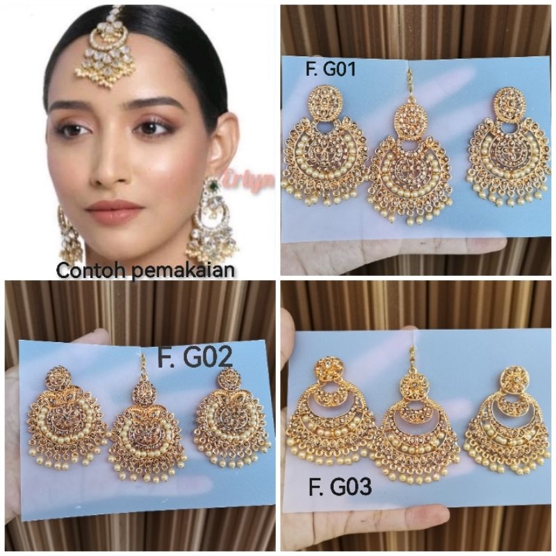Tika and earrings hotsell