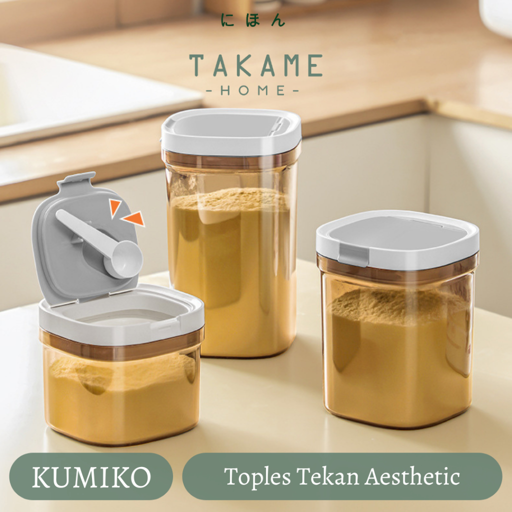 |Takame| Kumiko Transparent Food Tight Jars Clear Snack Storage Jars ...