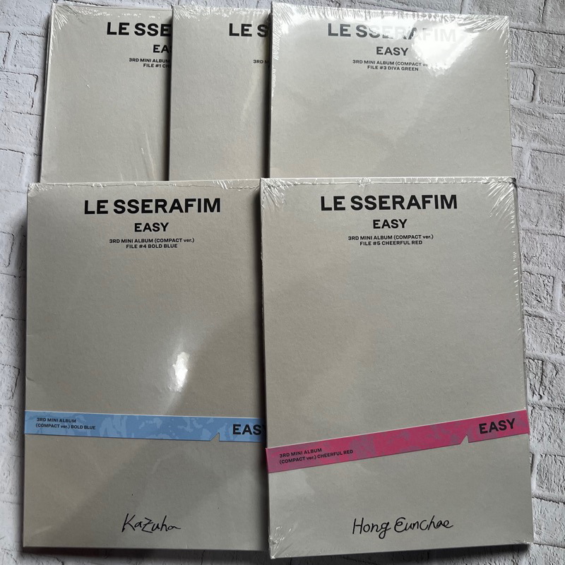 Le SSERAFIM 3RD MINI ALBUM EASY COMPACT VER CHAEWON SAKURA YUNJIN ...