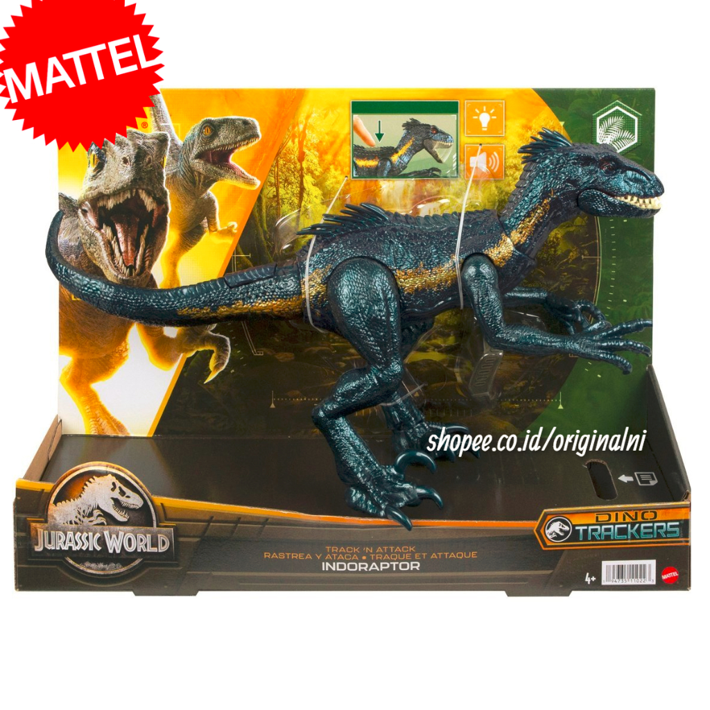 Jurassic World Indoraptor Dino Trackers Dinosaur Action Figure Toys Shopee Singapore