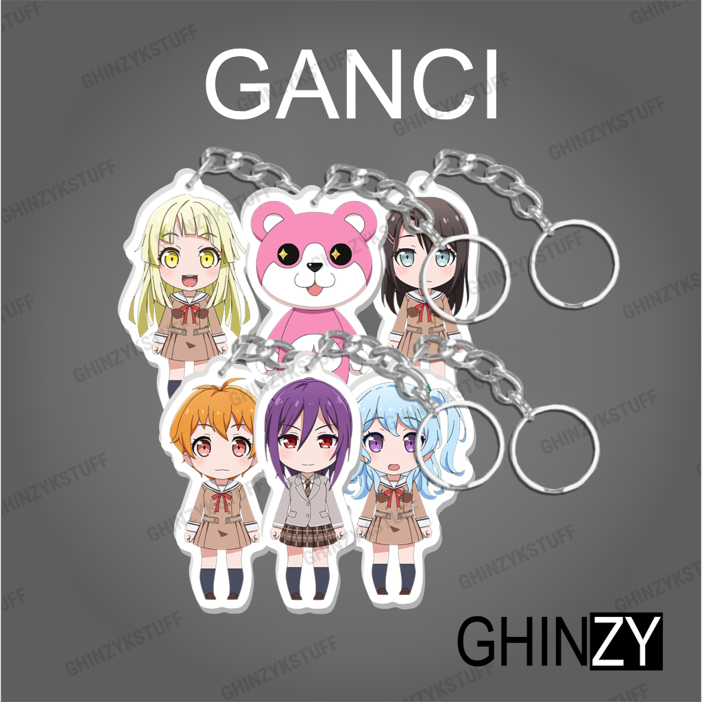 GANTUNGAN Acrylic Anime Ganci Keychain Bang Dream Hello Happy World Series  1 Kaoru Hagumi Ghinzykstuff | Shopee Singapore