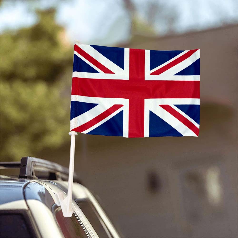 British Car Flag - British 2-sided Reversible Car Flag | Shopee Singapore