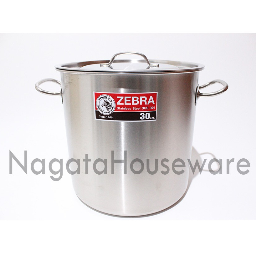 Large Stainless Cooking Pans/Zebra Stainless Pans/Stock Pots Thick Stainless Pots/Thick