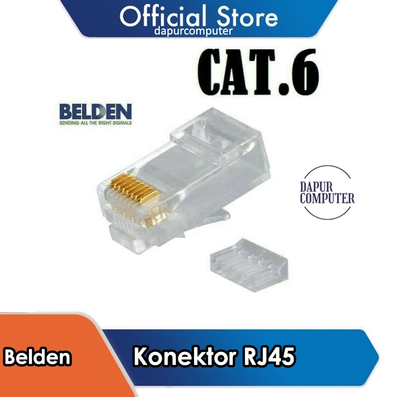 Rj45 connector, anti-failure lan belden cat6 cable head plus plugboot ...