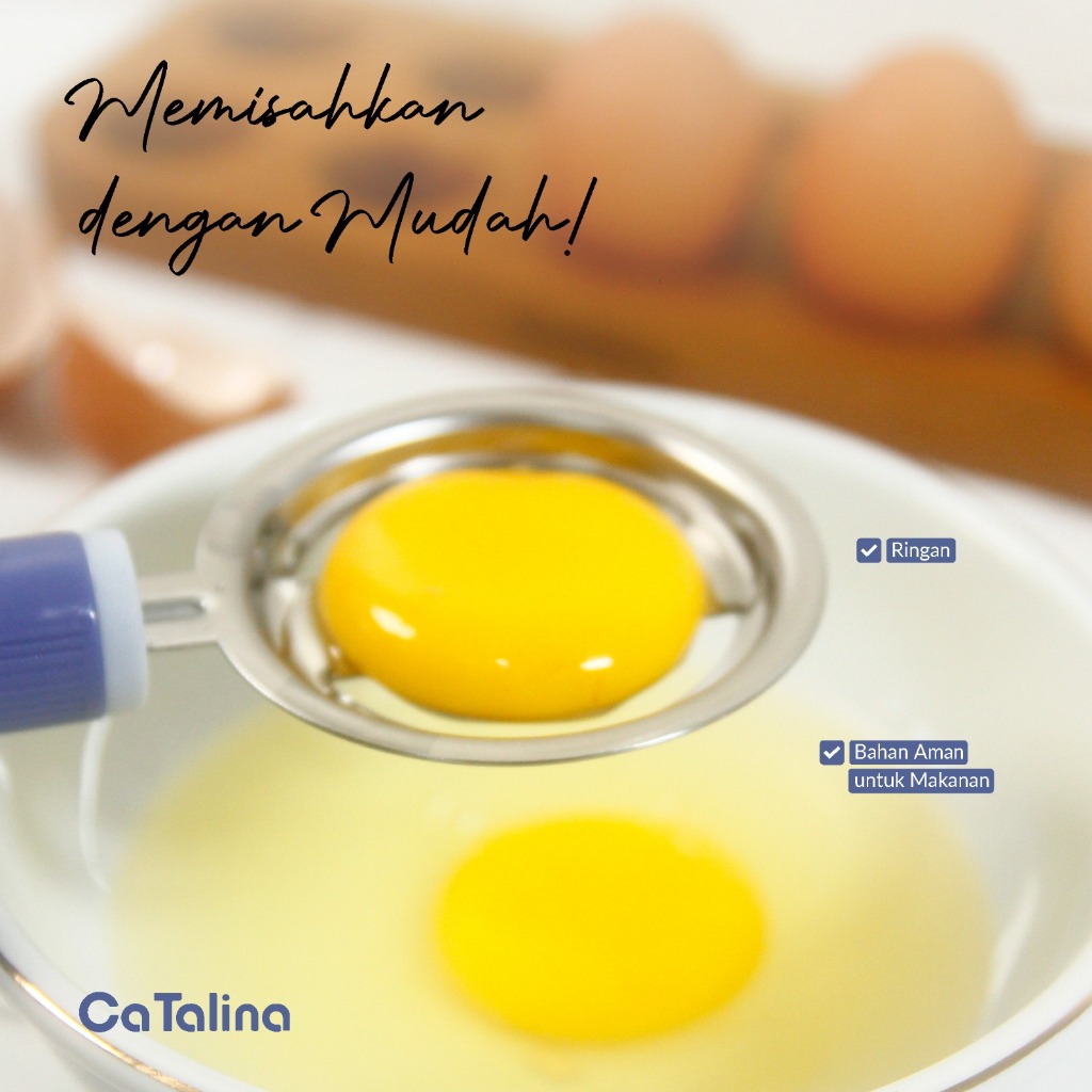 Alat Pemisah Kuning Telur Egg Separator - Gambar 2