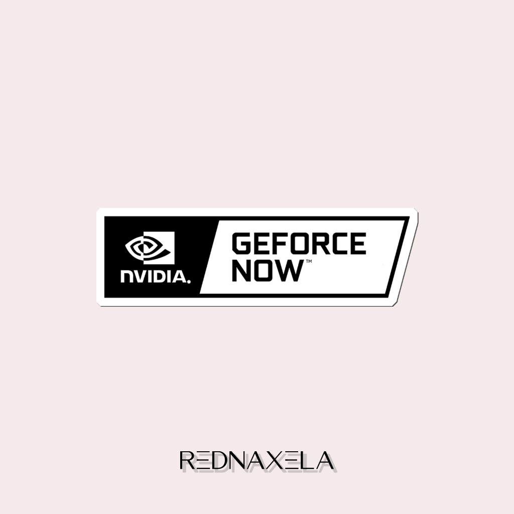 NVIDIA GEFORCE NOW Vinyl Stickers Outdoor Waterproof Suitcase Stickers ...