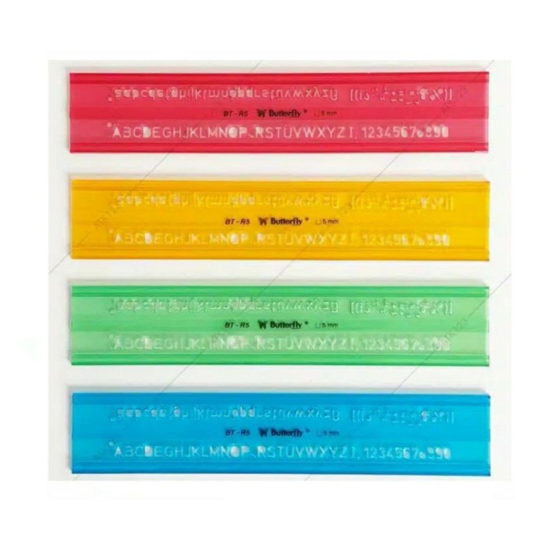 Butterfly Mall Letter 3/5mm BT-R3/R5 | Shopee Singapore