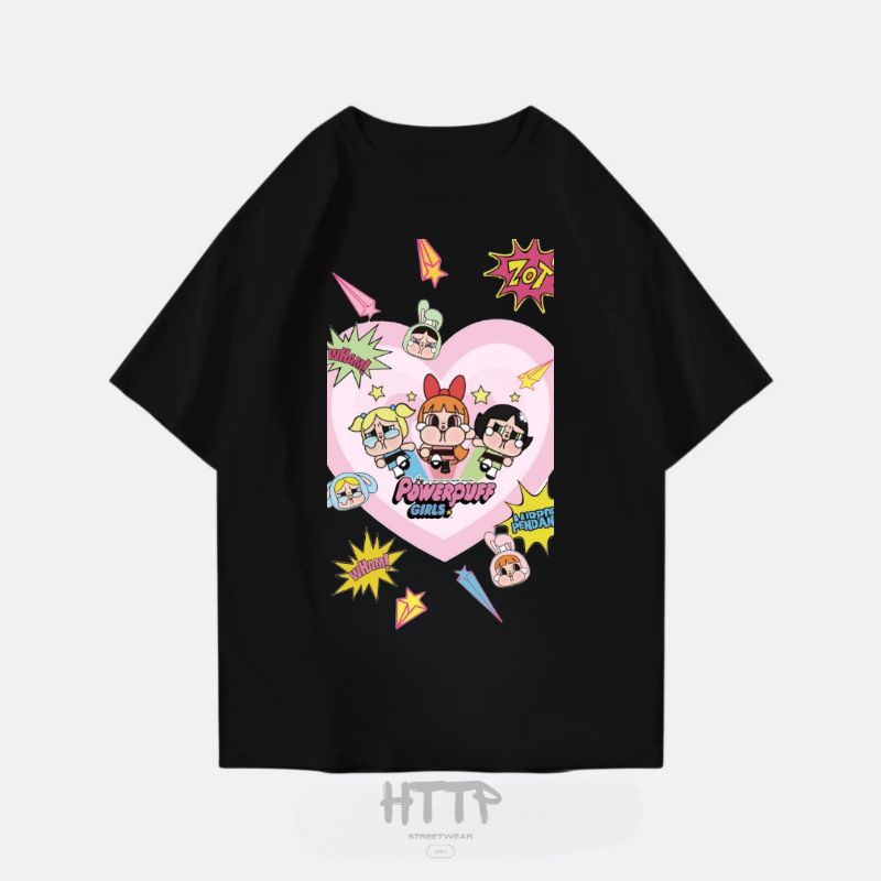 Popmart PPG x Cry Baby Zot Oversized T-Shirt HTTP Shopee Singapore - Main Image