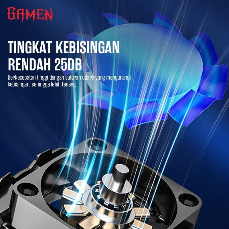 Gamen GMR02s / GMR-02sWireless Fan Cooler Radiator Pendingin HP Cooling Fan Gaming Original - Gambar 2