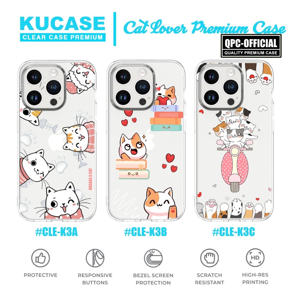 CLE-K3 Softcase Premium Case Motif Cat Lover Case Realme 13 Plus Realme 13 Pro Plus Realme 13 Pro Realme 13 4g Realme 13 5g Realme 12 5g Realme 12 Plus Realme 12 Pro Plus Realme C65 4g Realme C67 Realme C55 Realme C63