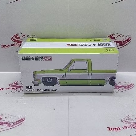 Miniature 1:64 Chevrolet Silverado KAIDO FLO JAUNE V1 - MINI GT KAIDO HOUSE - Neuf En Boîte