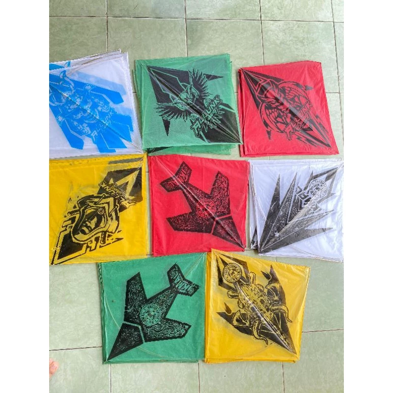Layangan Sukhoi Sayur 100pcs Kertas Murah - Gambar 3